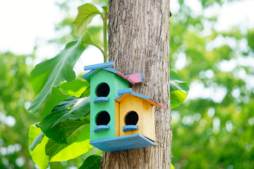 handmade bird house