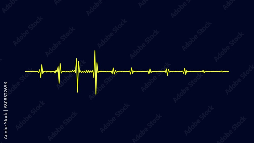 Poster audio bar spectrum isolated on transparent background. sound wave animation, classic graphic sound e