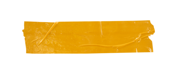 yellow tape on white background isolated