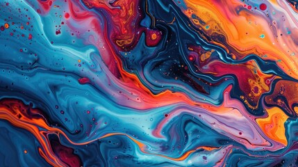 A vibrant, abstract image generated by AI, showcasing the creative potential of artificial intelligence.