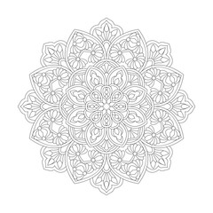 Soothing Spirals Coloring Book Page for kdp Book Interior