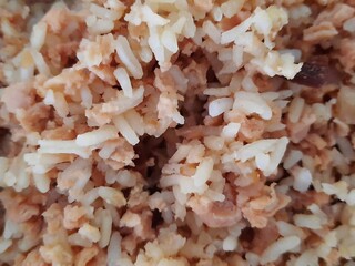 close up of rice