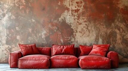 Sophisticated Comfort: Corner Sofa Set in Loft Living Room