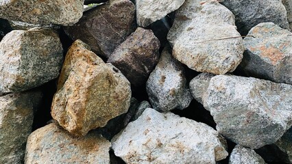 Texture made from gray stones