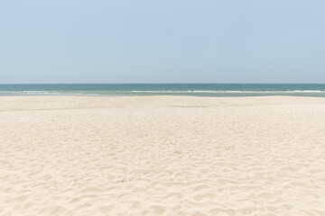 Tropical island with beautiful beach in the morning.