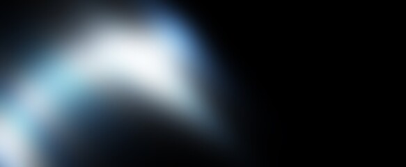 Fototapeta premium Blue gradient background grainy glowing blue light on dark backdrop noise texture effect banner header design.