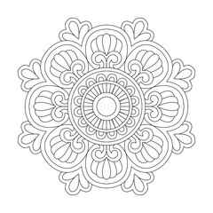 Tranquil Territories Mandala Coloring Book Page for kdp Book Interior