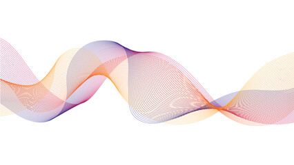 Abstract Wavy background with business lines, business curve lines, graphic element vector illustration background	