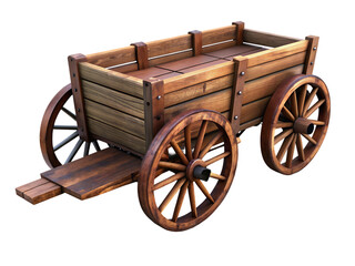 Fototapeta premium Old wooden cart