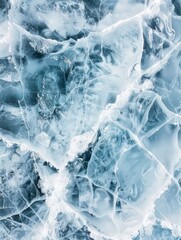 Obraz premium realisitc ice surface top camera