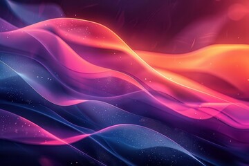 Abstract banner with gradient shapes and blur background with dark neon color Dynamic shape composition Vector template design