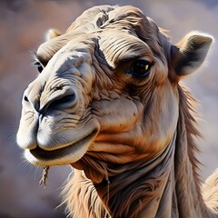 portrait of a camel
