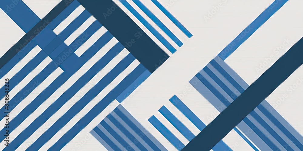 Poster a vector graphic logo of an abstract pattern in blue and white, representing growth or progress. the