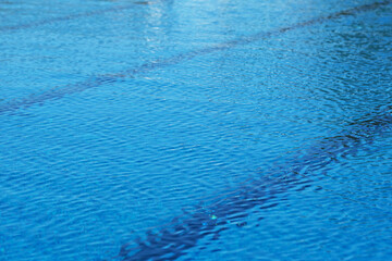 Wasseroberfläche in einen Freibad