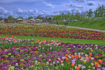 BUGA, Bundesgartenschau 2023 in der Universitaetsstadt Mannheim in der Kurpfalz in...