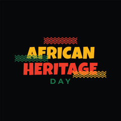 African World Heritage Day Design Illustration