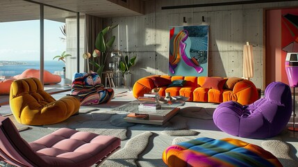 A modern luxury and sleek interior design