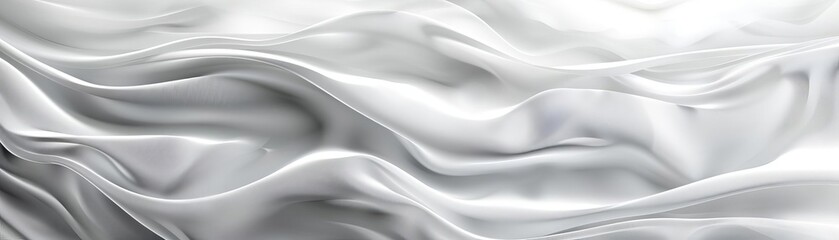 Abstract white and light gray wave modern soft luxury texture with smooth and clean vector subtle background illustration