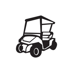 Golf car logo icon,design vector illustration template