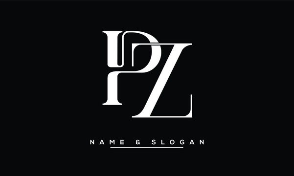 ZP, PZ, Z, P Abstract Letters Logo Monogram