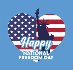 Happy National Freedom Day to the United States