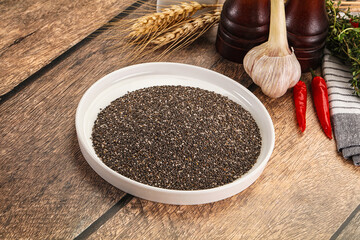 Vegan cuisine - Chia seeds for cooking