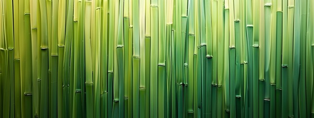 A minimalist background featuring vertical lines in varying shades of green, resembling a bamboo forest.