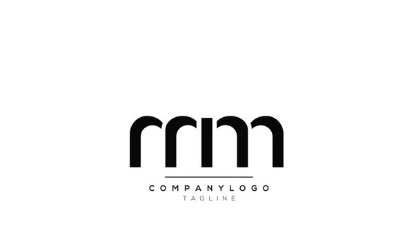 Alphabet letters Initials logo mm