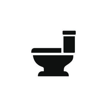 recommend clip art: Toilet bowl icon isolated on transparent background
