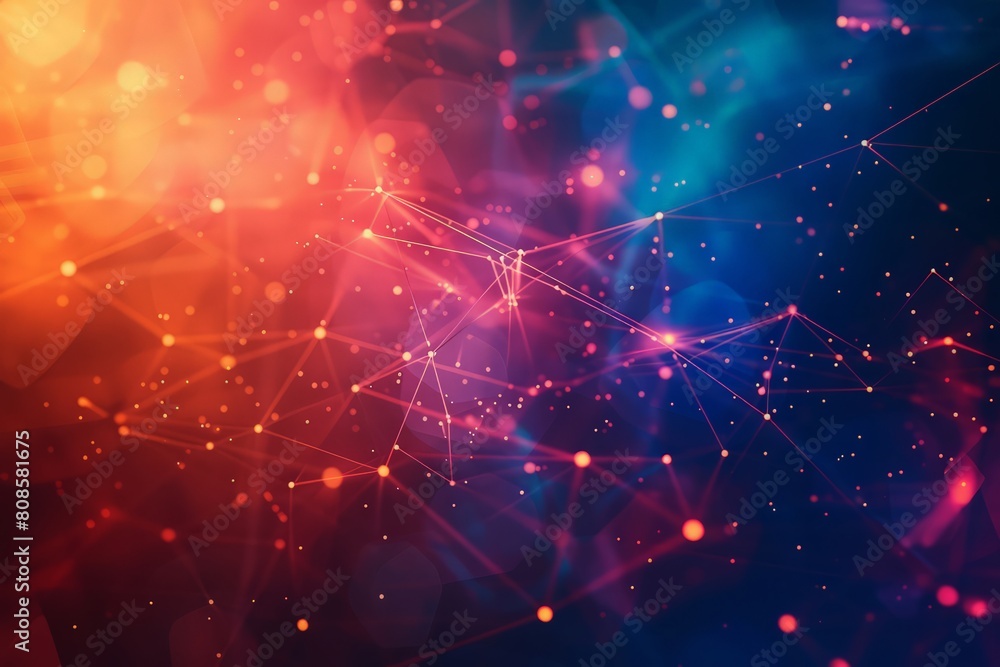 Poster abstract background of technology and science