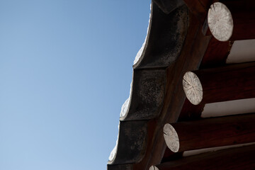 Snow-Covered Traditional Korean House 'Hanok