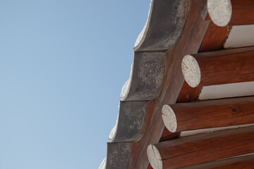 Snow-Covered Traditional Korean House 'Hanok