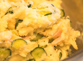 ポテトサラダのアップ