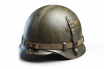 military helmet isolated on white background