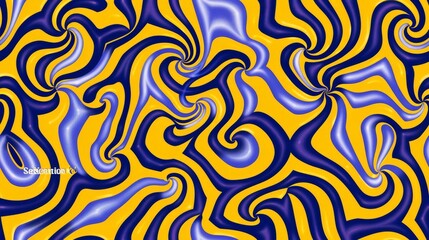 Fototapeta premium Oscillating loops with pop art, speculative modeling and bright concentric circles twisting with neon glow mesmerizing and variating patterns