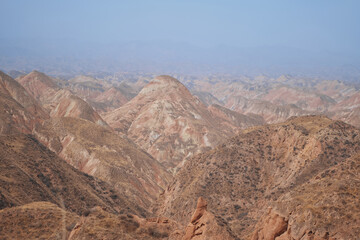 A Taste of Lanzhou - Danxia in ink painting