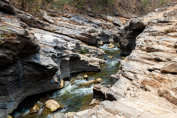 Gorge and stream at Ob Khan National Park, Chiang Mai