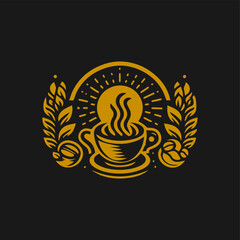 Vintage Coffee Shops Logo