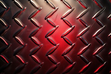 red pattern aluminium background- metal
