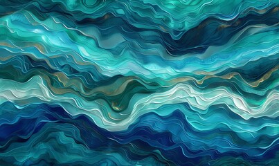 Volumetric drawn waves