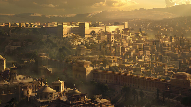 Walled Fortified City of Hebron Book of Joshua Descendents of Anak Giants Canaan 