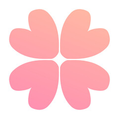 hand drawn flower illustration on white background