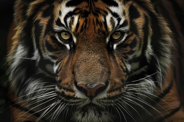 Majestic Tiger Portrait Close-up
