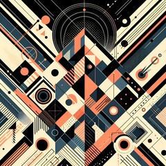 abstract background, pattern with circle, pattern, Geometric Pattern Background for Stylish Visuals