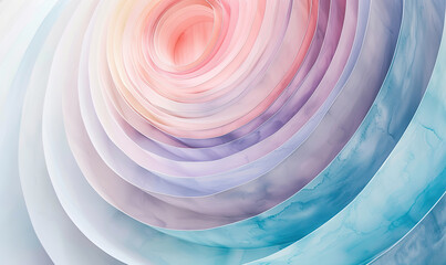 Abstract circular design with gradient colors from center to edge. generate Ai