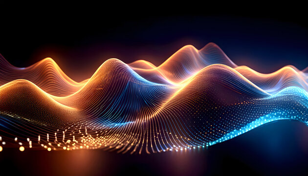Neuro waves, 3D background
