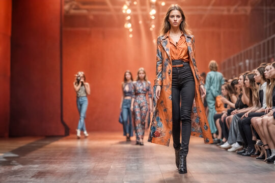 Stile Vivace- Sfilata di Moda con Donne Giovani e Alla Moda