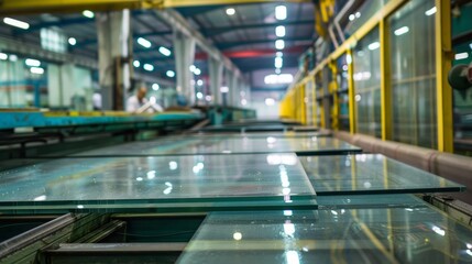 Glass Factory produces a variety of transparent glass thicknesses.