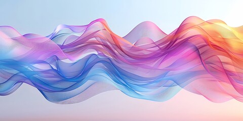 Abstract colorful wave modern futuristic background, abstract blue pink orange background with waves, 3d abstract blue light background with 
rainbow background,banner	
