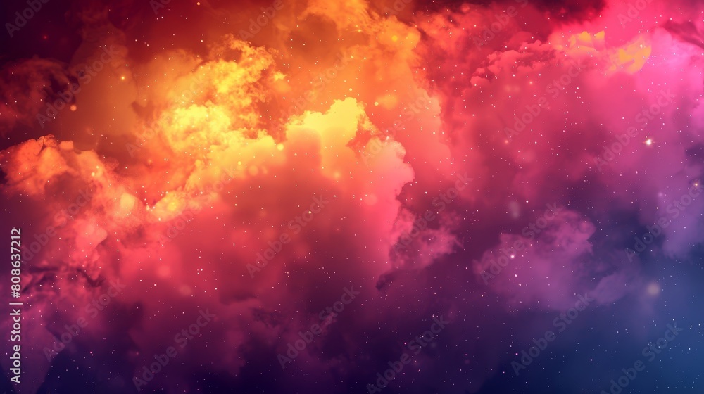 Poster modern colorful background with transparent smoke...